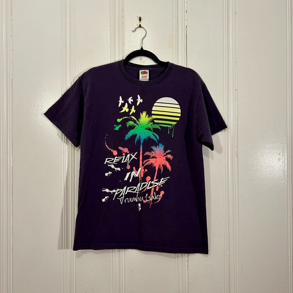 90 Graphic Truman Lake Heavy Cotton T Shirt